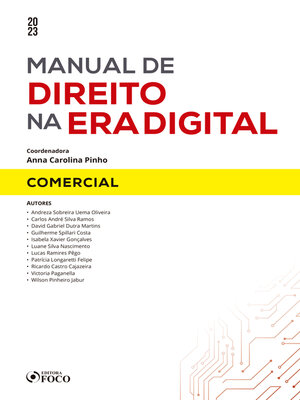 cover image of Manual de direito na era digital--Comercial